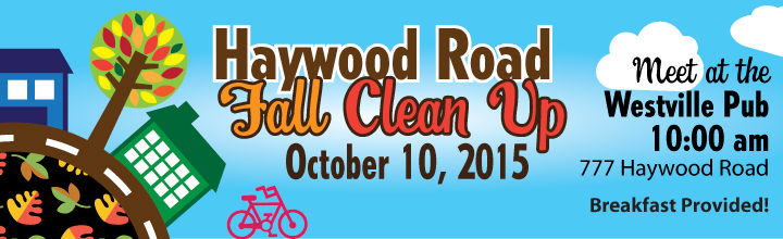 RSVP – Haywood Road Clean Up Day – West End – October 10