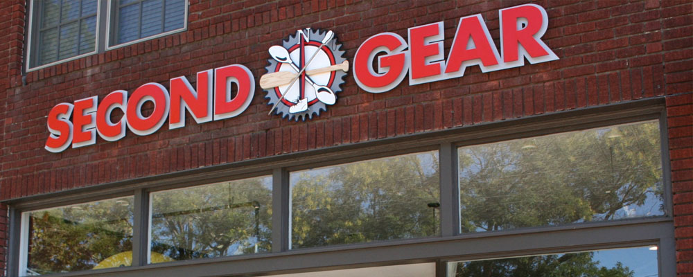 Second Gear Gets New Sign