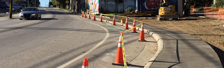 Haywood Road Sidewalk and Roadway Improvements to Begin