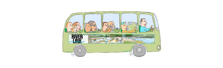 Join RiverLink for the  December RiverFront Bus Tour