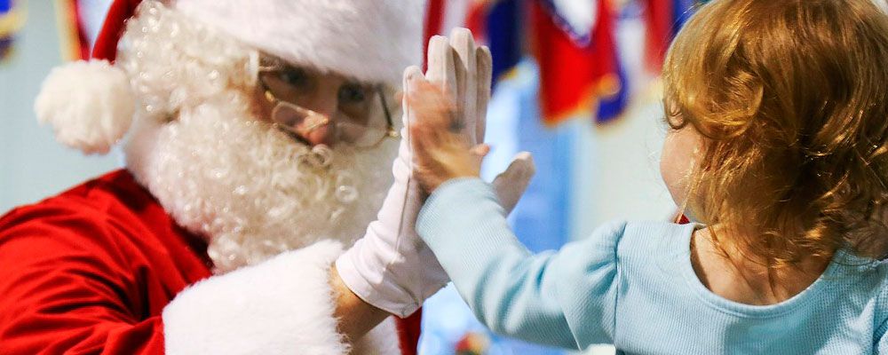 Santa Comes to West Asheville