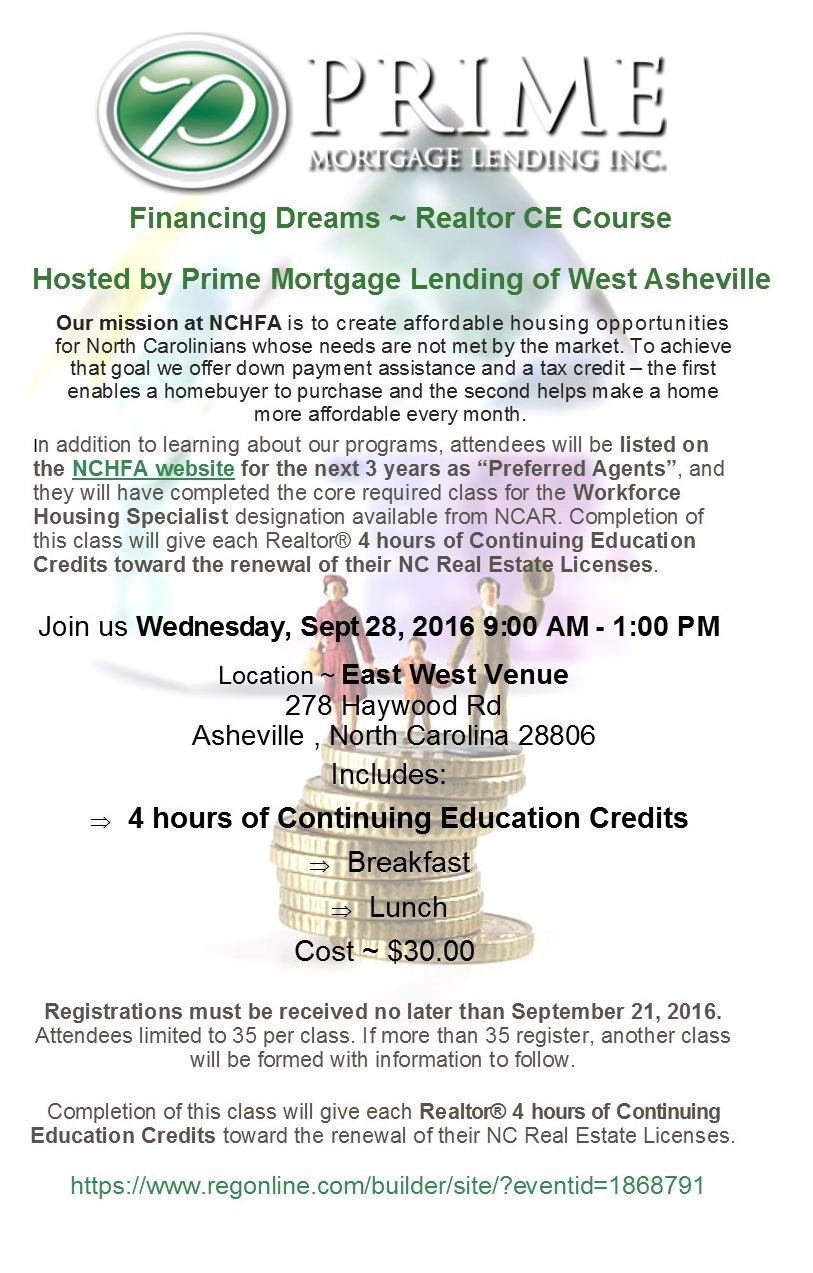 Financing Dreams ~ Realtor CE Course