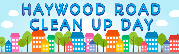 Haywood Road Clean Up Day: November 4, 2017