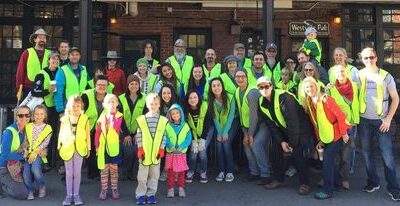 Earth Day Haywood Road clean-up